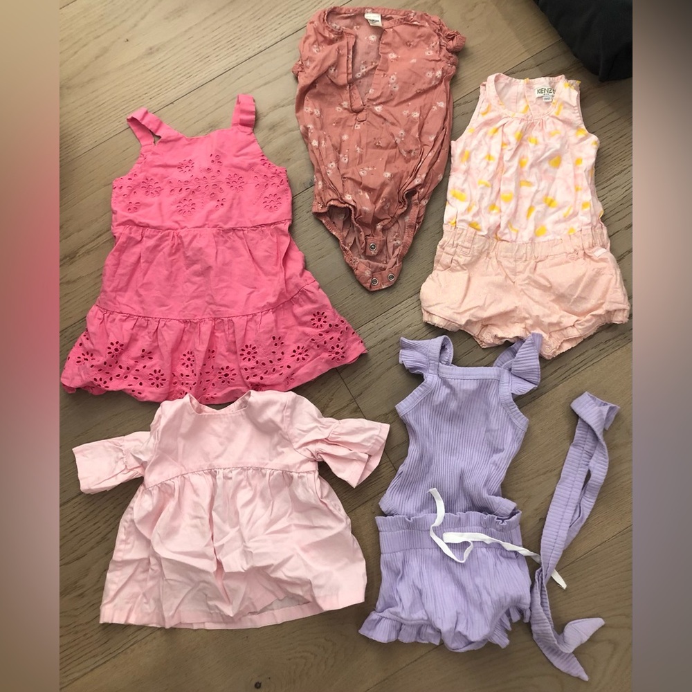 Baby bundle! Kenzo Girls dresses, two piece set and one pieces | 6-9M & 12-18M